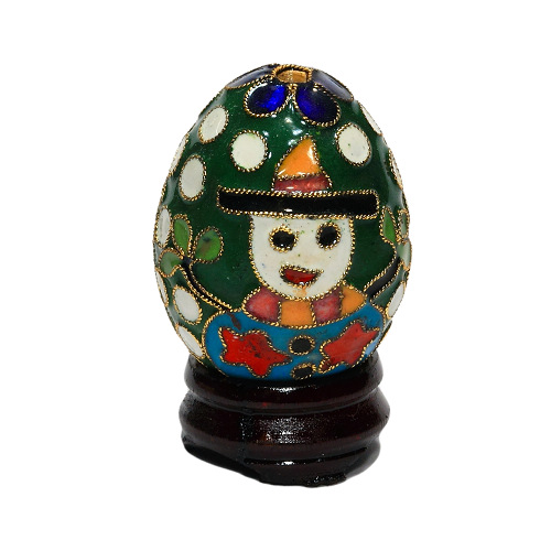 Ei S, Osterei, Deko, Cloisonne Emaille, 0462